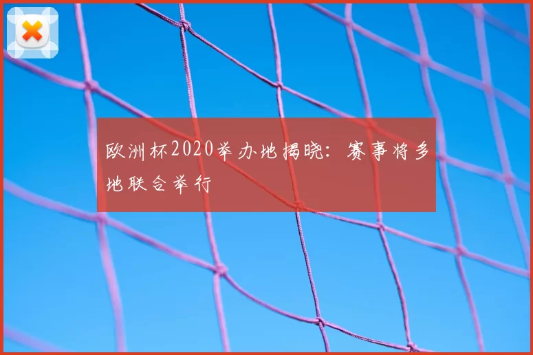 欧洲杯2020举办地揭晓：赛事将多地联合举行
